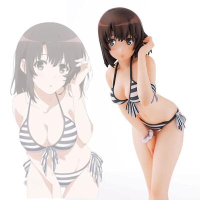 18cm Saenai Heroine No Sodatekata Anime Figure Megumi Kato Pvc Action Figure Sexy Swimsuit Bikini Girl Collection Toys Gift