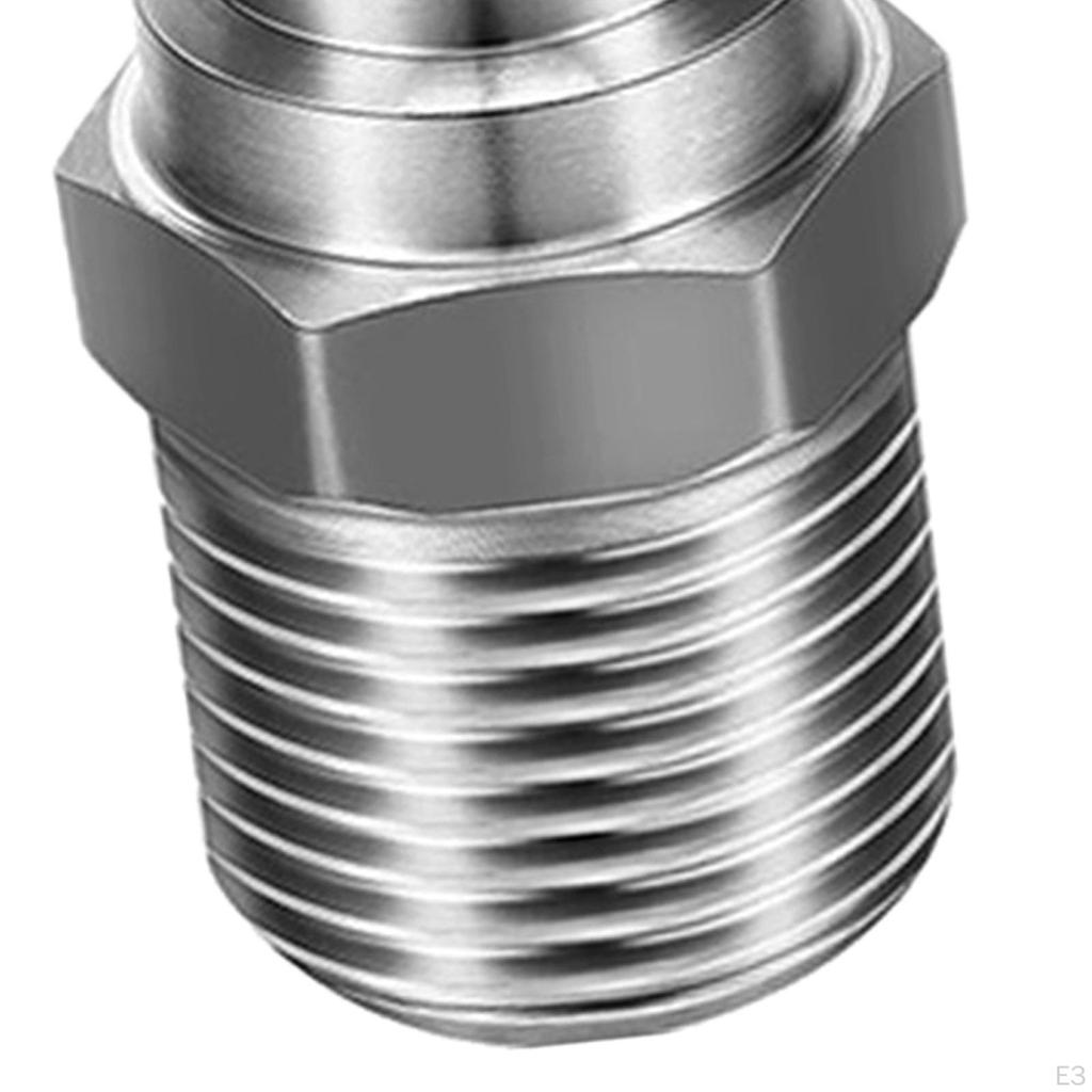 NPT 3/8 Quick Connect Plug, Pressure Washer Coupler Connector Hose Adapter Fitting for