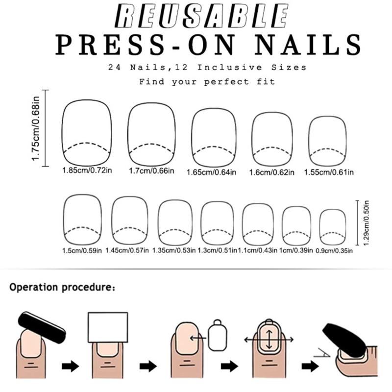 Plastic Halloween Press On Nails Glittering Bat Ghosty Design Long Lasting Nail Art Stickers For Parties And Daily Use