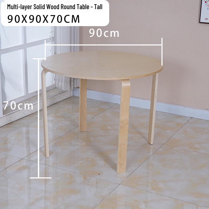 Solid Wood Stool - High & Low Styles: Commercial, Dining, Low, Simple, Adult Bentwood