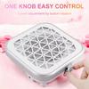 Powerful vacuum cleaner for nail technicians, stepless speed control, and comes with disposable filters