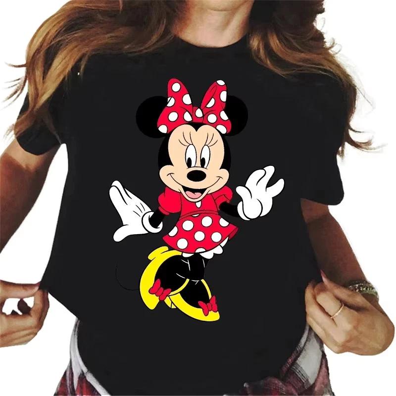 Cute Minnie Mouse T Shirts Short Sleeve Unisex Unisex Unisex S