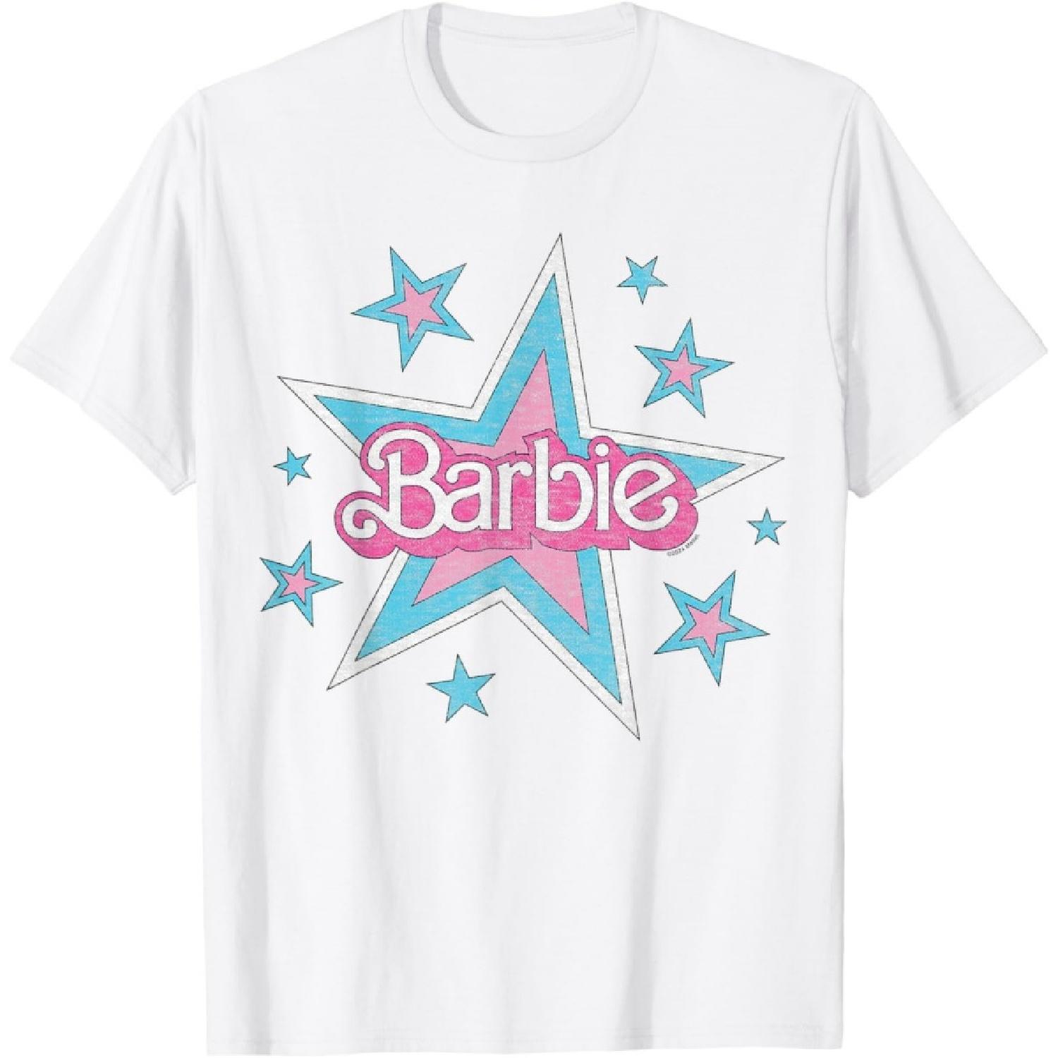 Барби - Футболка с винтажным логотипом Stars XXXXXL белый