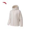 ANTA Women's Loose Hooded Lambswool Fleece Jacket