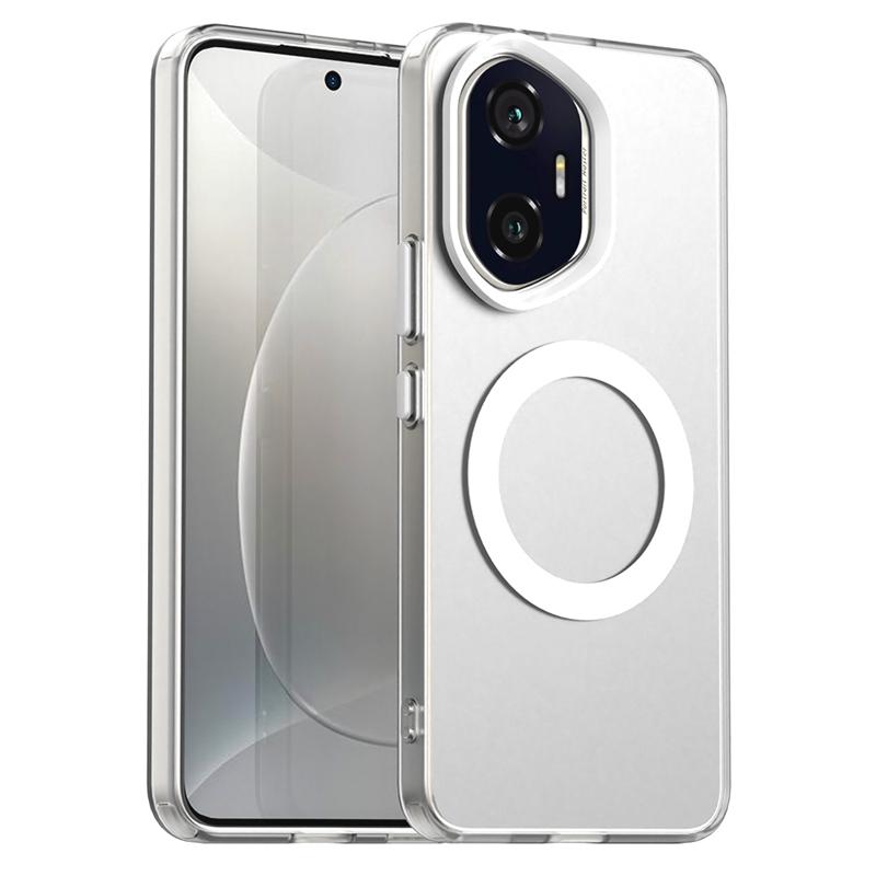 Transparent Phone Case For Honor 300 Case Honor 300 Magnetic Adsorption Wireless Charge Back Cover For Honor 300 Case 6.7 inch