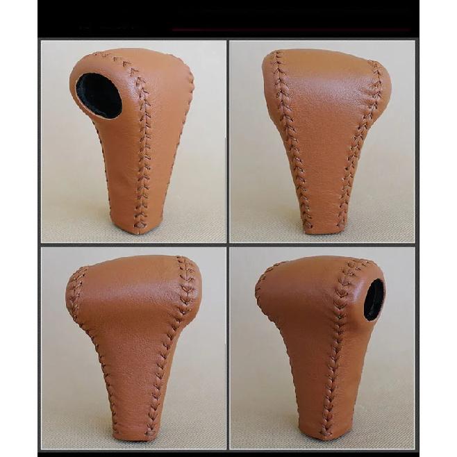 New Real Leather Gear Shift Knob Cover For Honda Accord 1993 1994 1995 1996 1997 1998 1999 Automatic Gear Ball Protector