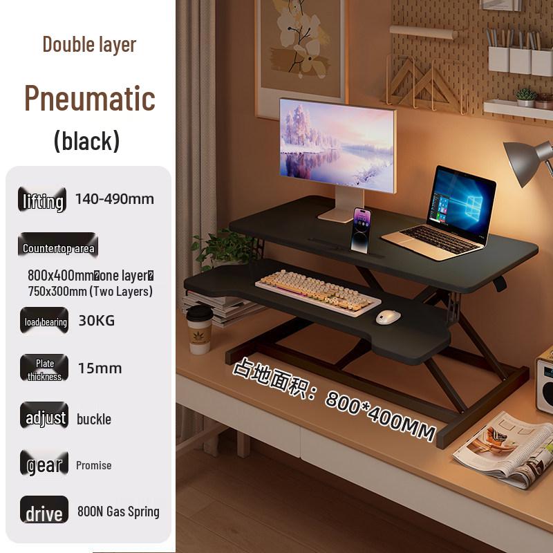 Mesa de Escritório Elevatória para Laptops e Computadores