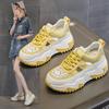 2025 summer new leather breathable casual trend women's shoes trend thick-soled versatile rhinestone sandals women