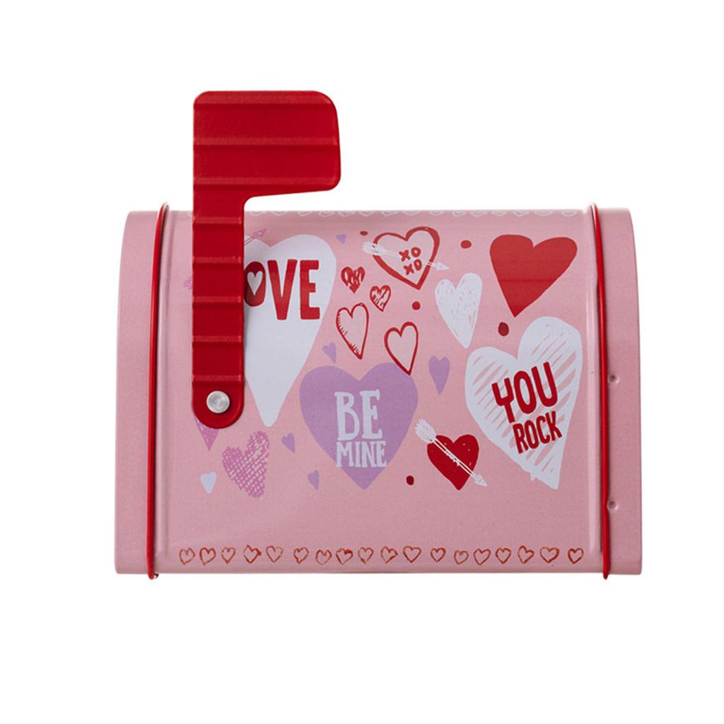 Sealed Tea Jar Valentine's Day Iron Gift Box Perfect for Tea Lovers Gift Giving Storing Small Item Mailbox Ornaments