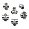 10pcs 19mm25mm Stainless Steel Pipe Connector Drying Rack Accessories Round Pipe Fastener Shelf Fixing Elbow Hardware Tools