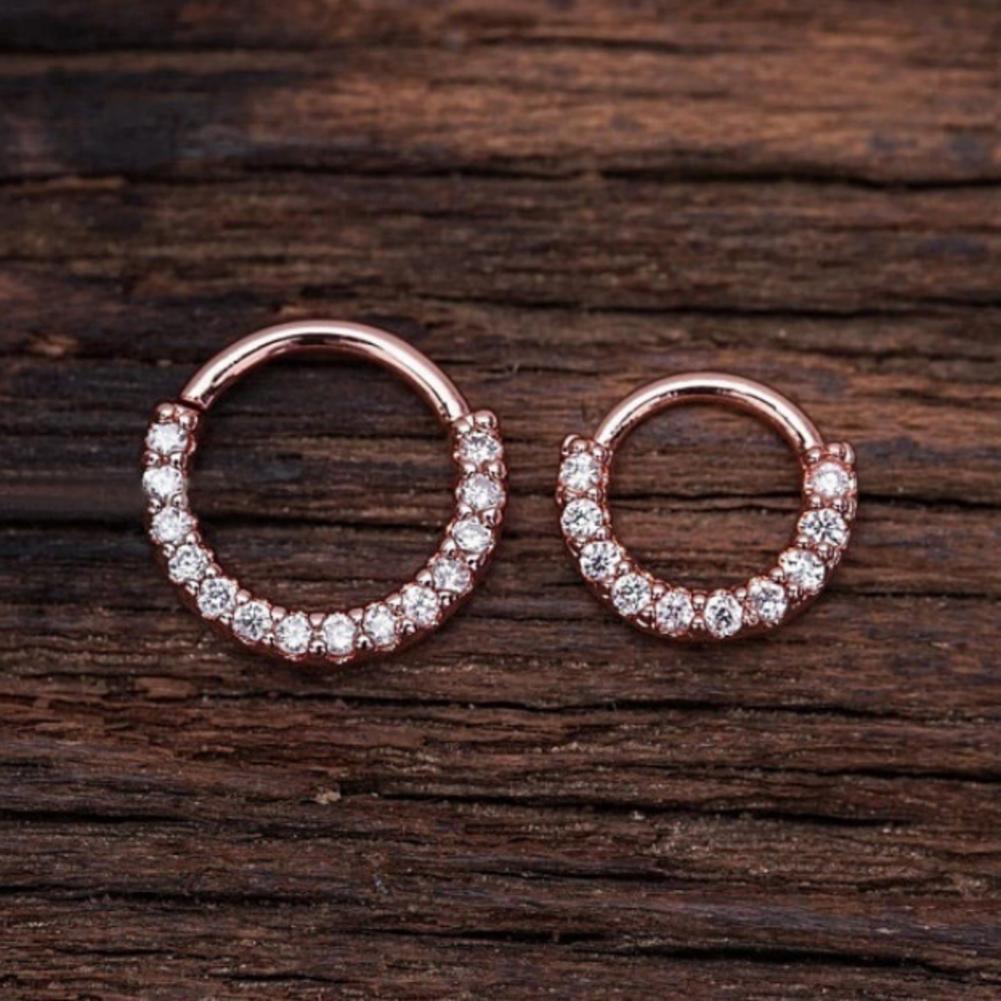 Piercing Hoop Earring Small Hoop Nose Septum Ring Piercing Silver Ear Bone Ring