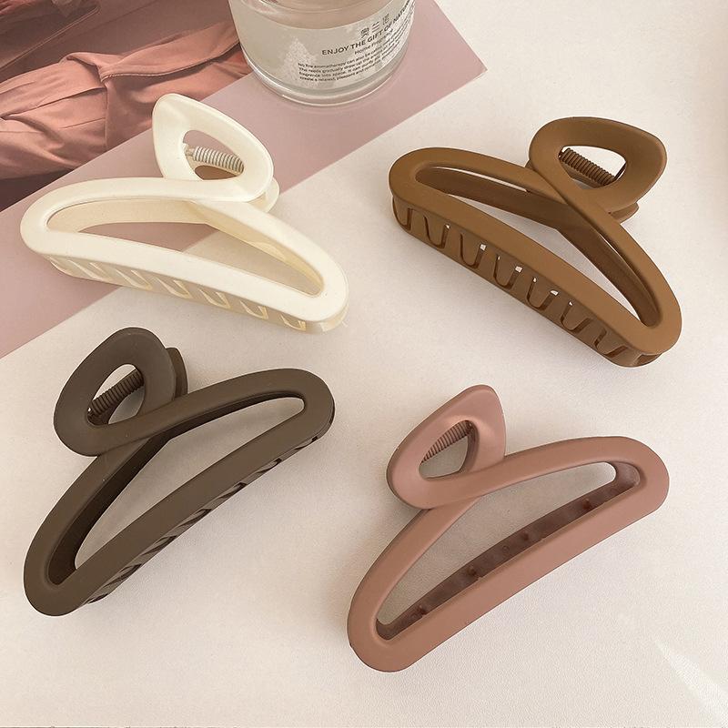 Pinces à cheveux vintage à motif géométrique creux, style crabe et requin, accessoires pour cheveux de fête pour femmes