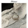 Style Fashionable Ins S925 Silver Ring For Women With Geometric Design For Everyday Wear