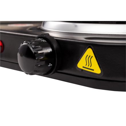 Mesko | Elektroherd | MS 6509 | Anzahl der Kochplatten/Kochzonen 2 | Schwarz | Elektrisch