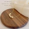 Five Blessings Clavicle Necklace: Lucky Small Beads Design for Women, Trendy and Versatile, Perfect Gift for Girlfriend.