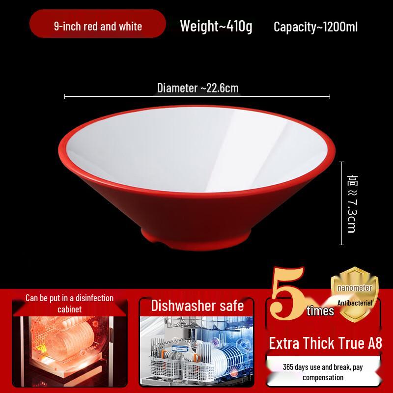 YudeFeng A8 Commercial Melamine Noodle Bowl