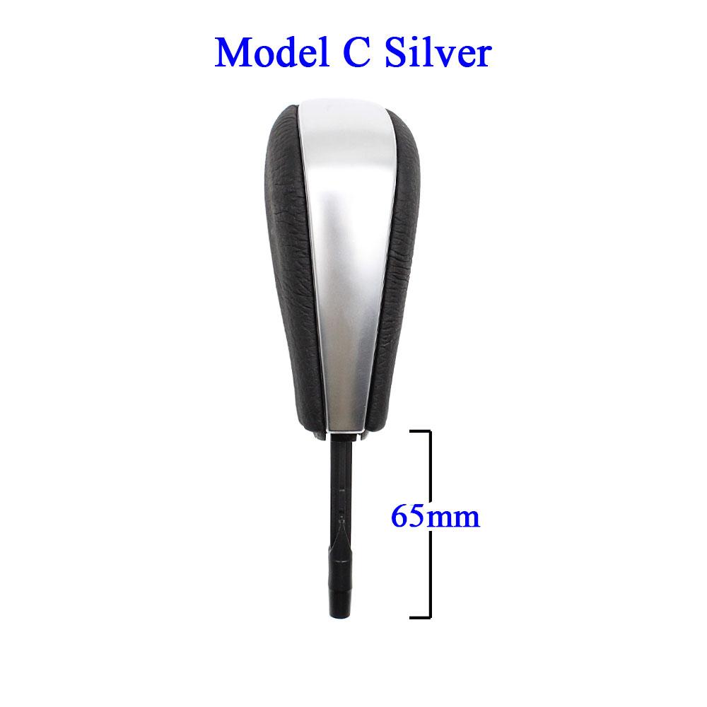 3 Colori Auto Auto Nero Fibra di Carbonio Pomello Leva Cambio Ricambio Per BMW 1 3 5 7 X3 X5 Z3 Z4 E81 E82 E85 E90 E91