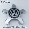 For VW Volkswagen Jetta MK5 Golf 4pcs 135mm Volkswagen Golf Polo Car Wheel Center Caps 5Pins Rim Hub Cover Hubcap Logo Badge Emb