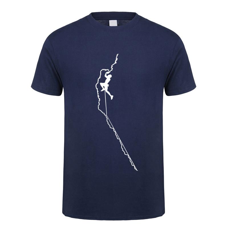 Funny Climbing T Shirt Mens Cotton Short Sleeve Climb Mountain Tshirt Climber Gift Top Tees