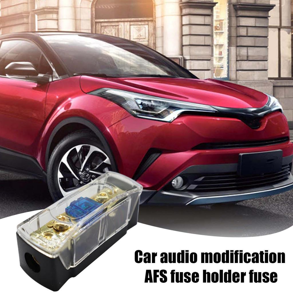Car Audio Fuse Box - Small Distribution Block | Subwoofer Retrofit Accessories for Trucks, Minivans, Sedans, RVs