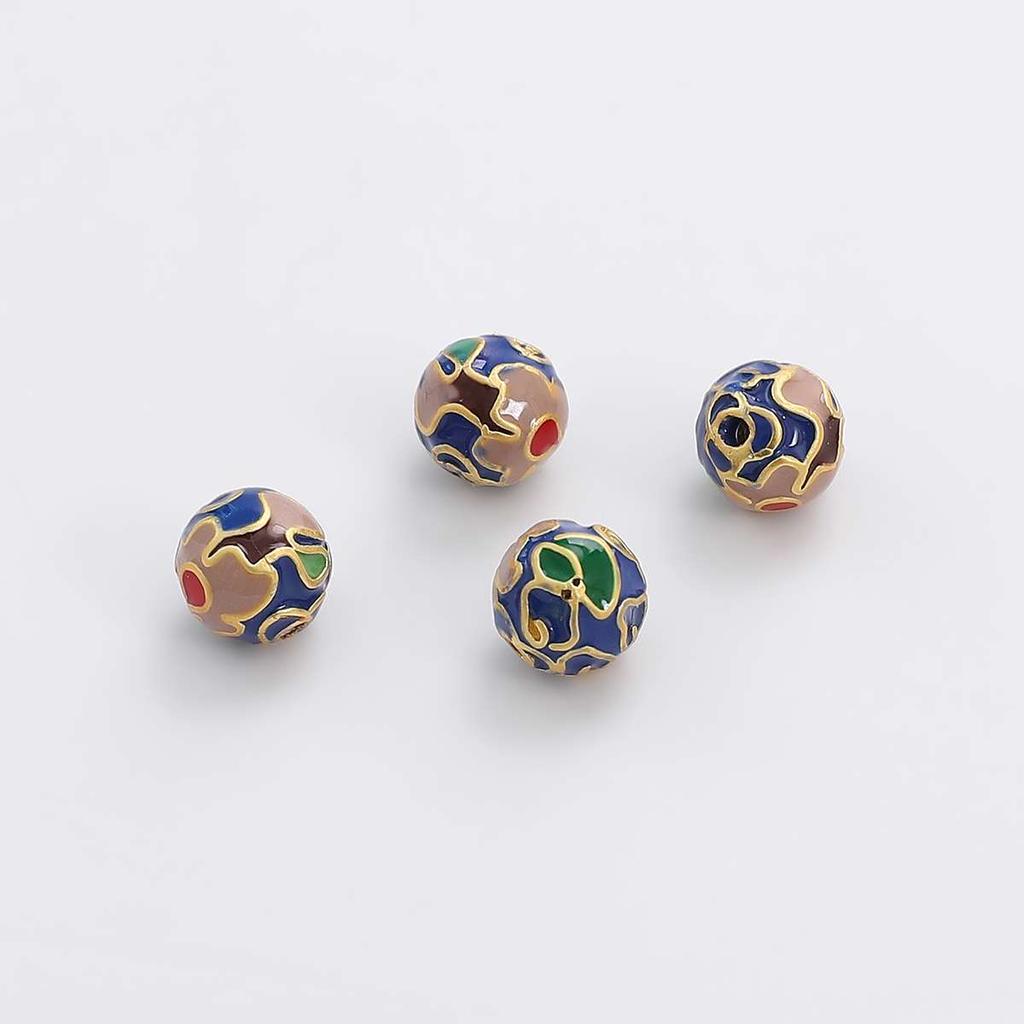Perline Dorate Sabbiate in Ottone Diamante Intagliato Distanziatore Perline Sfuse Per Collana Braccialetto Fai da Te Gioielli Artigianato Accessori