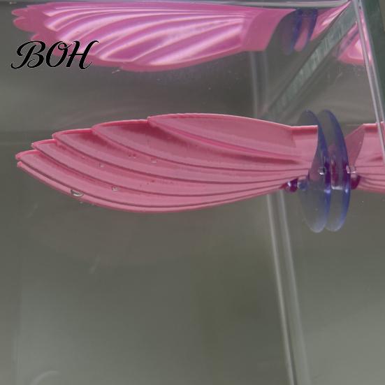 Betta Vis Habitat Accessoire Hangmat Schelp, met Zuignap, Rustplek Platform, Aquarium om te Slapen Verbergen Spelen Schelpvorm
