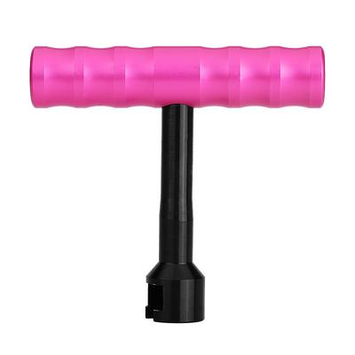 Car Body Paintless Dent Repair Removal Tool Kit Puller Lifter T Bar with Rose Red Handle