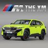 1/24 BMW XM Liga de Alumínio SUV Modelo de Carro Nova Energia Veículos Off Road Brinquedos Crianças Meninos Presente Som e Luz Coletivo Voiture Miniature