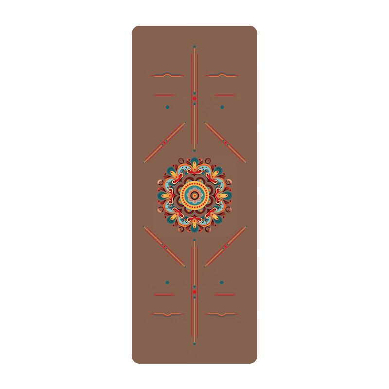 Colored Print Natural Rubber PU Yoga Mat