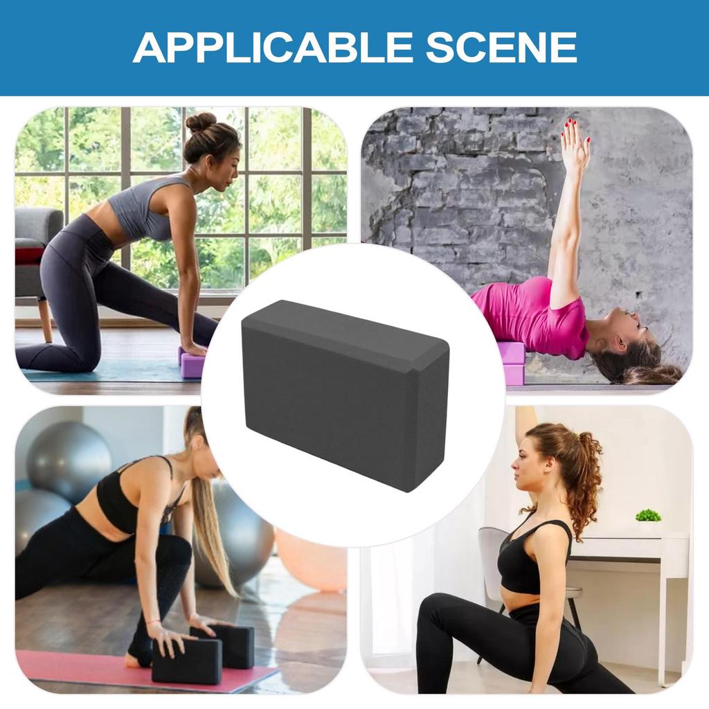 Yoga Building Blocks Cubes Pilates Bricks Reinforcement Mats Sports Supplies Exercise Home Exercise Equipment Fitness EVA