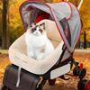 Haustier Kinderwagen Matte Winter Hund Katze Kinderwagen Kissen Matte Einlagen Magnetisch für Welpen Kätzchen Autofahrten Spaziergang Park Einkaufen Outdoor