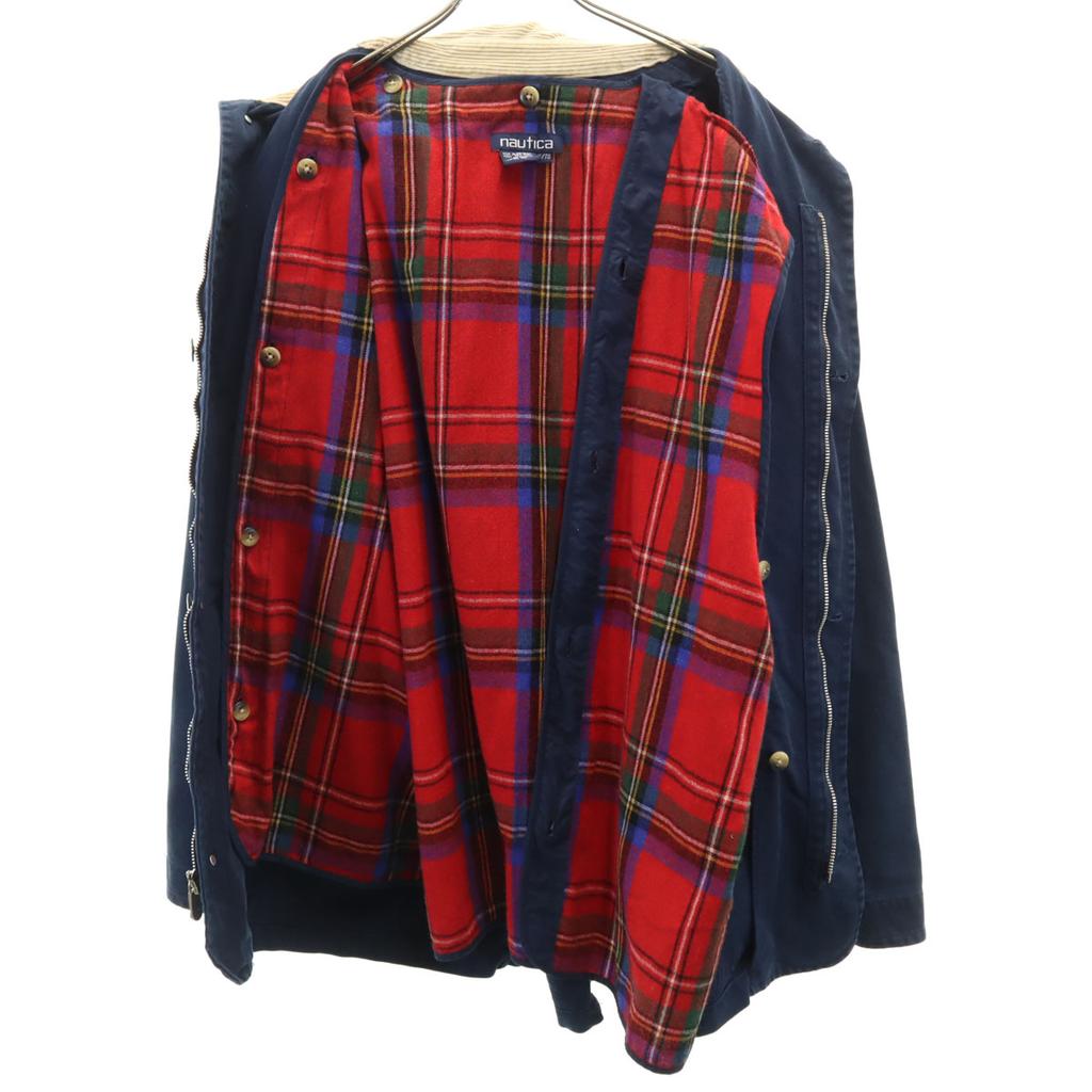 NAUTICA 90s Old Jacket XL Navy system With liner Men's Used