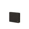 Daks Black Leather Embossed Dd Pattern Wallet Dbwa4e363bk