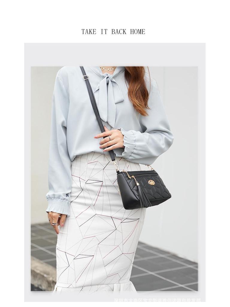 2024 Women's Multi-Layer Embroidered Shoulder Bags - Hot-Selling, Stylish Messenger Bags