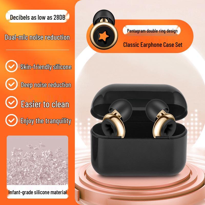 Silicone Soundproof Earplugs: Waterproof, Noise-Reducing for Dormitories, Work, Snoring, and Workshops