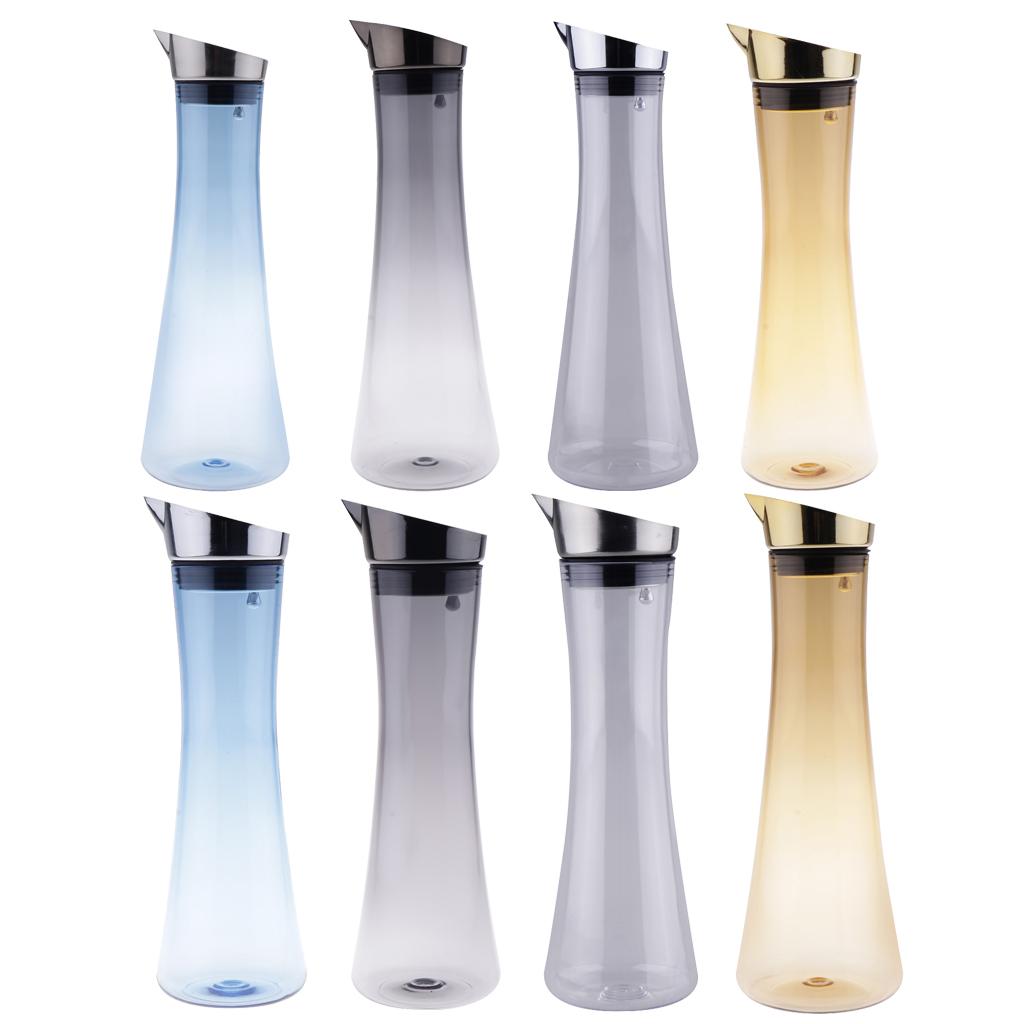 Unbreakable Plastic Pouring Jug Large Water Juice Pitcher Home Kitchen Carafe for Cold and Hot Drinks