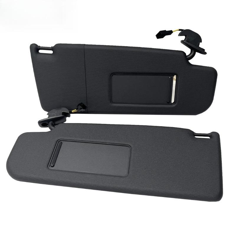 Neuer schwarzer Sonnenblende Vorne L oder R Seite Für VW Golf 4 Jetta MK4 Passat B5 Käfer Skoda 1998-2013 5U0857551 5U0857552 3B0857552