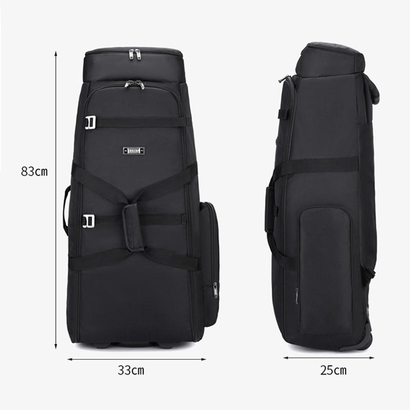 Portable Travel Bag, Tug Bag, Travel Outdoor Wheel Bag, Duffel Bag, Clothes Storage Bag, Large Shoulders Backpack