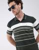 Monte Carlo Men's Collar Neck Half Sleeve T-Shirt