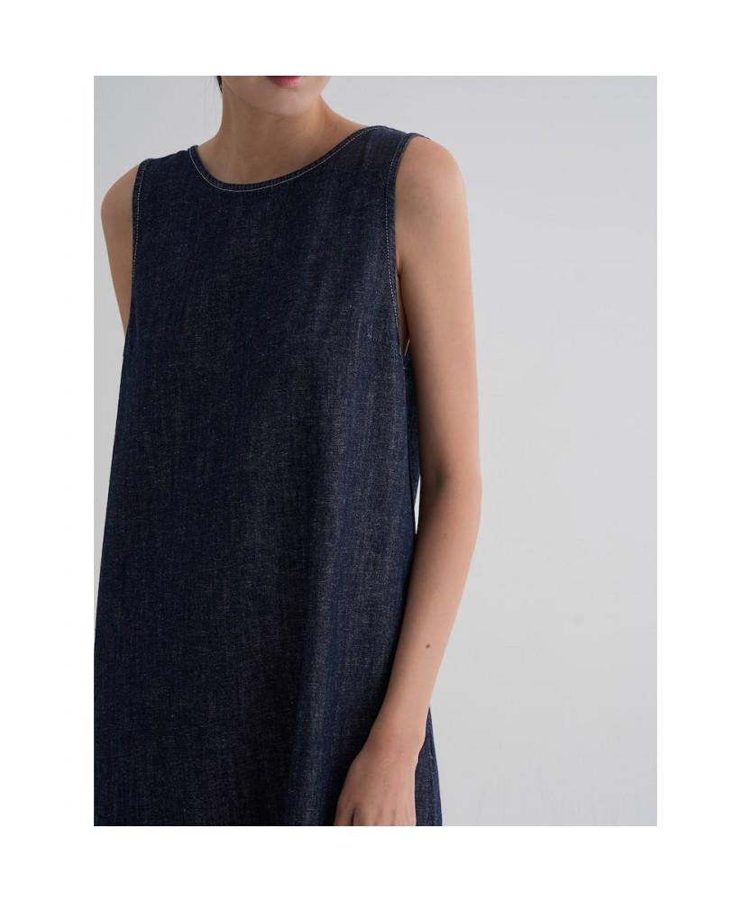 8seconds Denim Sleeveless Dress Navy