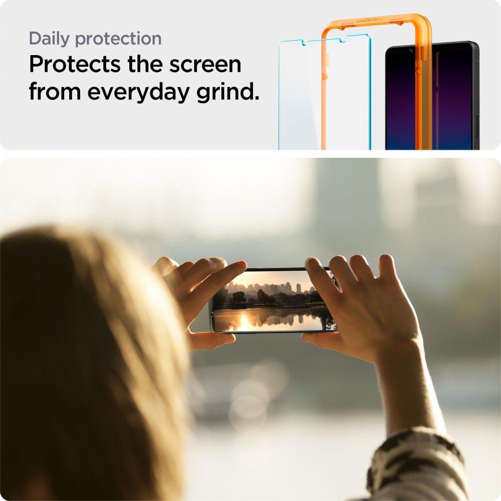 Szkło Hartowane Spigen Alm Glas.tr 2-Pack Sony Xperia 1 Vi Clear