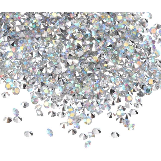 PATIKIL 14000Pcs Wedding Table Scatter Confetti Crystals 3mm Acrylic Diamonds Vase Fillers Gems for Table Centerpiece Decorations Bridal Shower