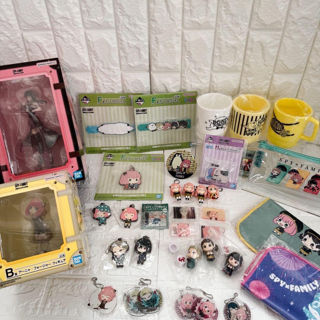 Used SPYFAMILY Ichiban Kuji B Prize, C Prize Figures, Accessories and other goods summary