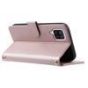 For Samsung Galaxy A12 Case Leather Wallet Flip Phone Cover with Shoulder Strap