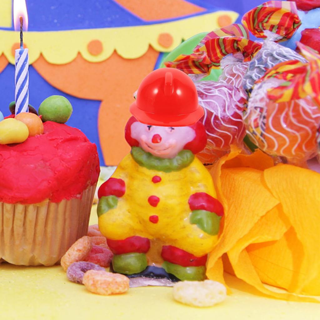 Hut aus Hartplastik, Mini-Bauarbeiter, Miniatur-Haustierhüte, Feuerwehrmann, Vogel, Flasche, Spielzeug, Party, Bauarbeiter, Zubehör, Kappen