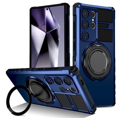 Smūgiams atsparus šarvuotas dėklas, skirtas Samsung Galaxy S25 S24 S23 S22 S21 Ultra Plus FE S25Ultra S24Ultra, su Magsafe belaidžio įkrovimo dangteliu