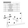 Blue Bicycle Derailleur Aligner Hanger 360° Rotation Bike Tail Hook Bike Hook Aligner  MTB Bike