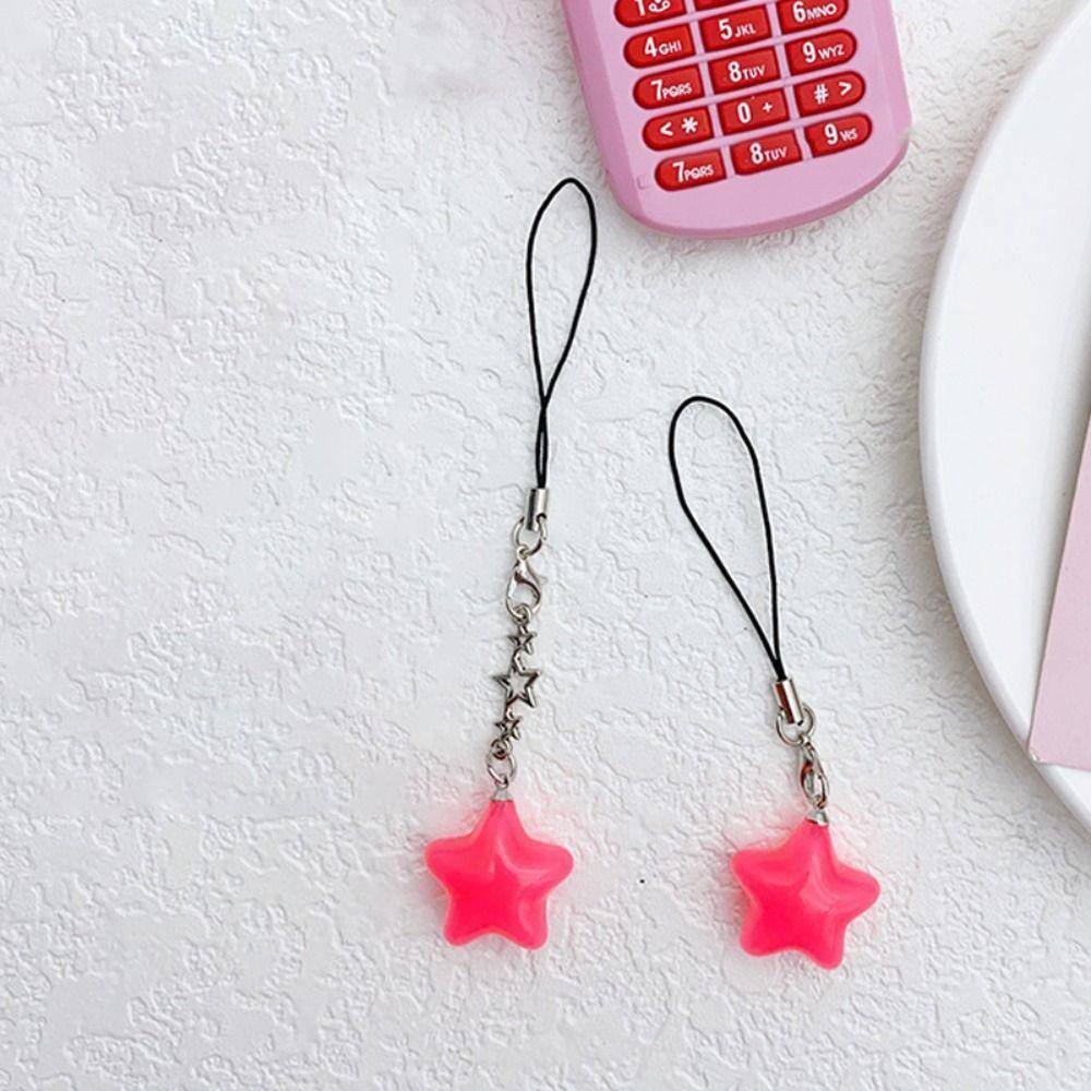 Star Star Phone Strap Pendant Mobile Phone Chain Fashion Phone Hanging Rope Couple Gift