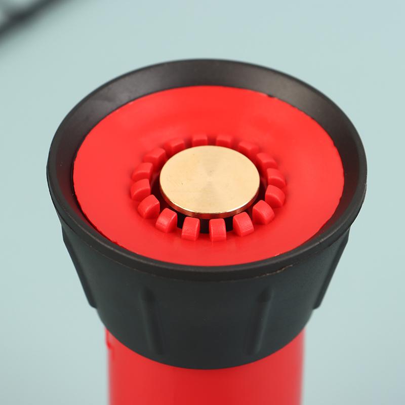 Fire Hose Nozzle 1-1/2Inch Heavy Duty Nozzle High Pressure Pump Sprinkler Outdoor Garden Hose Spray Nozzle Watering Sprinkler