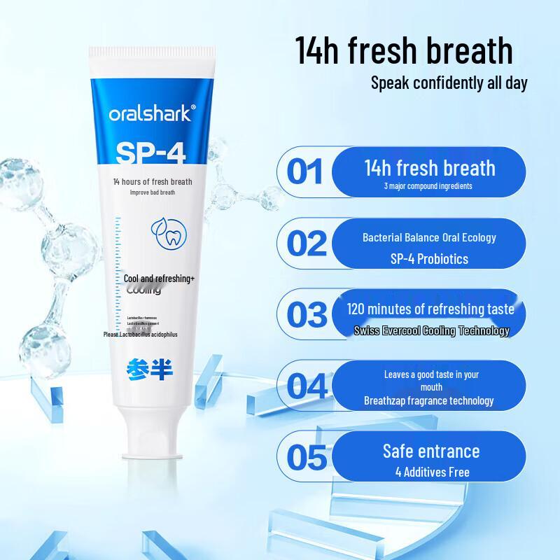 Oralshark Fresh Breath & Whitening Toothpaste Set